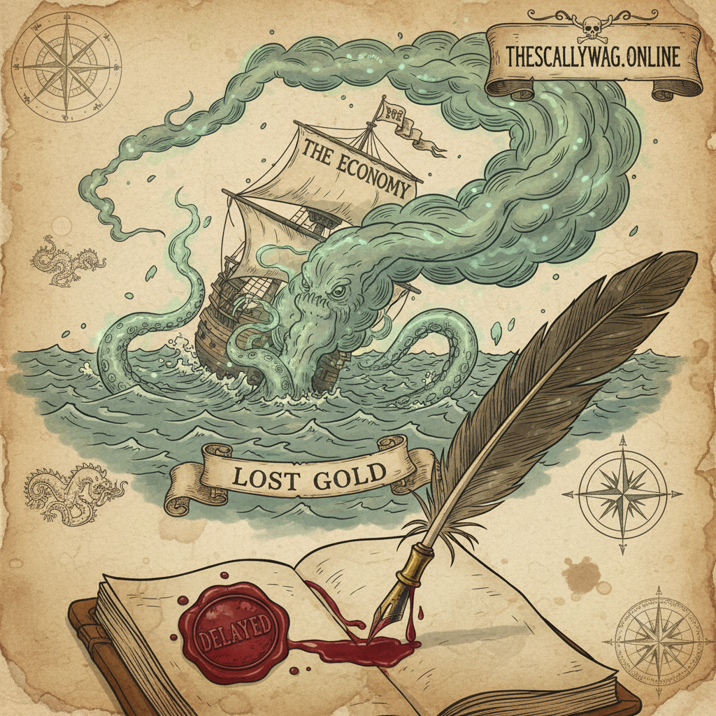 Pirates of the Potomac: the Great Ledger Delay and the Blind Navigation of the Ship of State