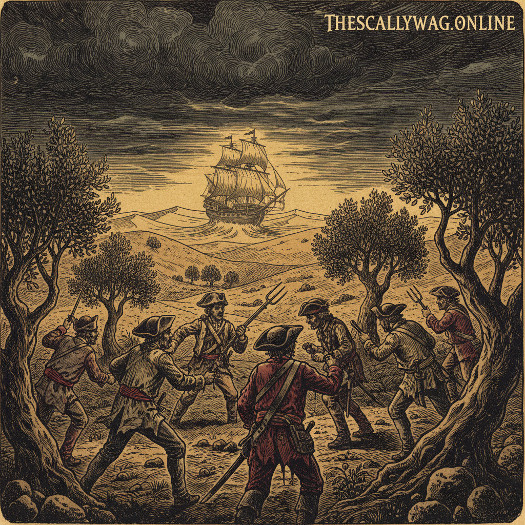 Bloody Boarding in the Dry-lands: Land-pirates Mauls Fifty-four Souls in the Levant