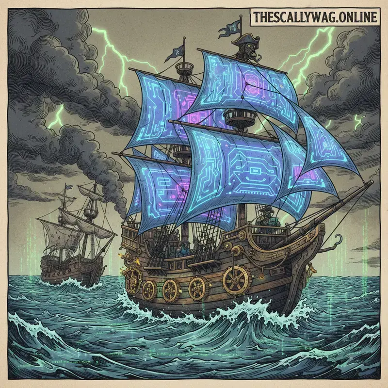 The Great Enchanted Compass Gap: Early Privateers Plunder the Digital Tides While Laggards Walk the Plank