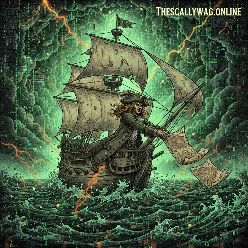 The Grog Master General Scuttles the Charts of the Great Deep