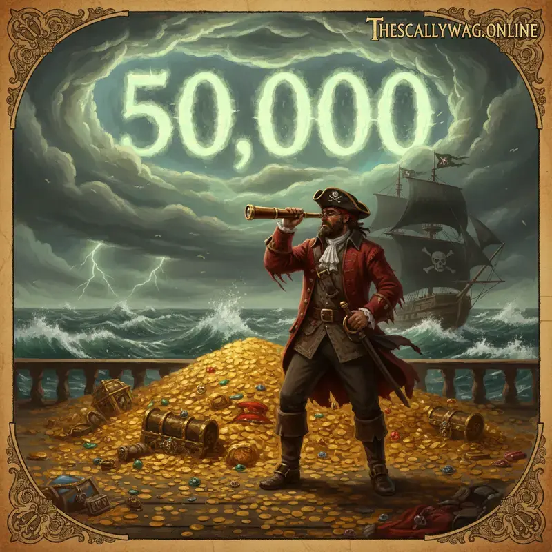 The Great Ledger Breaches Fifty Thousand Fathoms of Gold