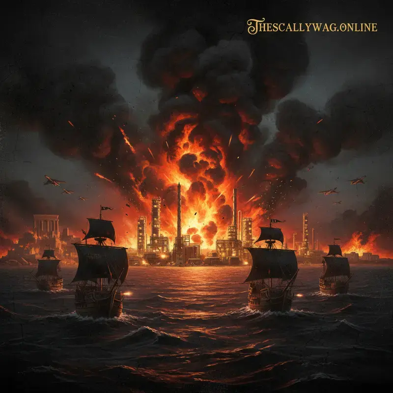 Black Gold and Burning Skies: the Persian Privateers and the Hebrew Corsairs Trade Broadsides