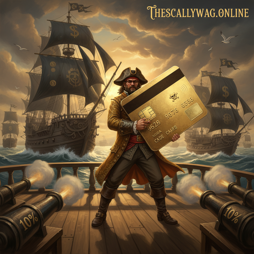 The Great Rate Mutiny: Commodore Trump’s 10% Decree Rips the Sails of the Banking Galleons!