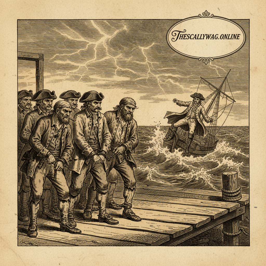 Australian Authorities Shackling Scallywags As the High Admiral of the Levant Sails Into Stormy Waters