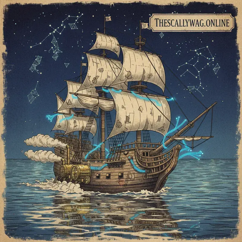 The Neon Tides: How Techno-sorcery Is Rusting Our Souls and Our Sails