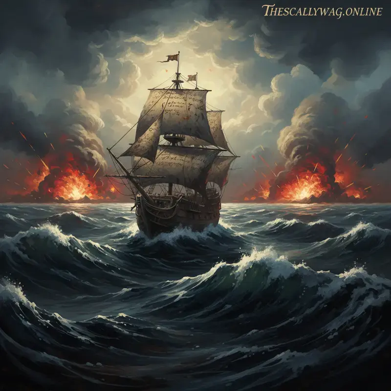 The Desert Storm Drowns the Merchant Fleet