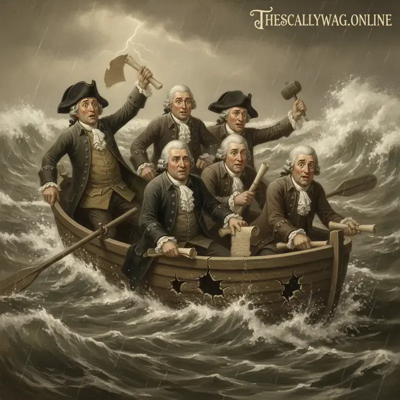 Paltry Port-masters Vow to Calm the Raging Maelstrom With Ink and Lies